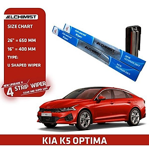 Combo 2 Gạt Mưa Xe Ô tô KIA Loại Silicon 4 Lưỡi Cao Cấp, Thiết Kế Thông Minh, Gạt Êm Và Sạch Hơn