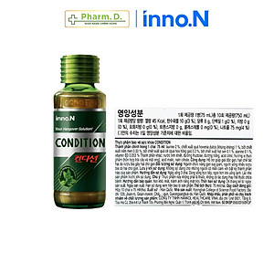 Nước Giải Rượu CONDITION inno.N Hỗ Trợ Giải Rượu Bia Hiệu Quả, Giúp Giải Độc Và Bảo Vệ Gan (75ml x 1 chai, 10 chai)