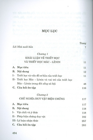 Giáo Trình Triết Học Mác – Lênin (Dành Cho Bậc Đại Học Hệ Không Chuyên Lý Luận Chính Trị) - Bộ mới năm 2021