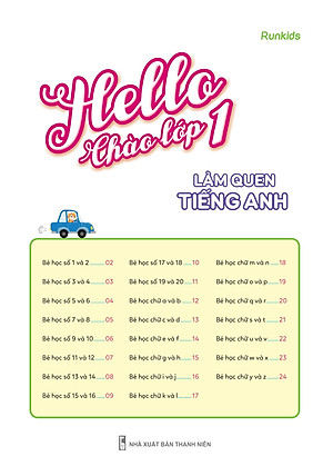 Sách Hello Chào Lớp 1 - Làm Quen Tiếng Anh