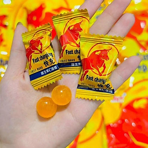 Kẹo Ngậm Tăng Lực Vị Bò Húc Gói 320g