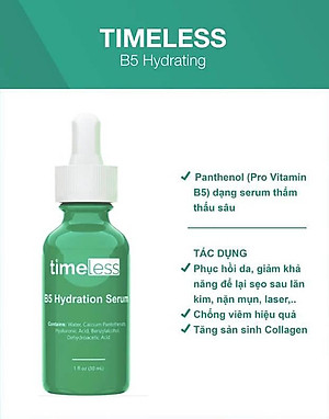 Tinh Chất Phục Hồi Da TIMELESS VITAMIN B5 SERUM 30ml