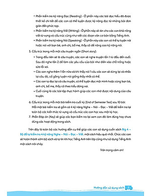 Sách Big 4 Bộ Đề Tự Kiểm Tra 4 Kỹ Năng Nghe - Nói - Đọc - Viết (Cơ Bản Và Nâng Cao) Tiếng Anh Lớp 4 - Tập 2