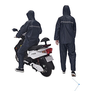 Áo mưa bộ , áo quần đi mưa 2XL dưới 65kg , vải dù cao cấp , chống thấm nước tối ưu , phù hợp cho nam và nữ 