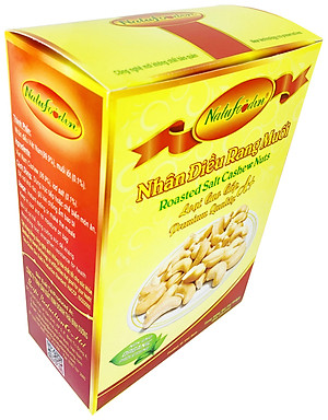 Nhân Hạt Điều Rang Muối Cao Cấp Loại A+ Ngon | Hộp 454g | Natufoodvn