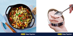 Thịt Heo Hộp Ham Vai Heo Tulip 340g - Nhập Khẩu Đan Mạch | Tulip Pork Shoulder 340g