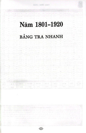 Lịch Vạn Niên Thực Dụng 1801-2100