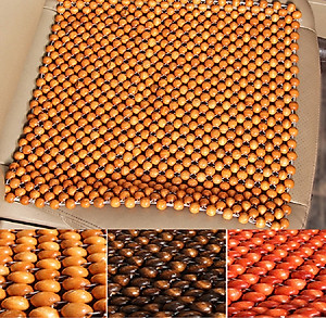 Miếng Đệm Hạt Gỗ PaKaSa Massage Ghế Ô TÔ , Xe Hơi , Ghế Văn Phòng KT 45 x 45 cm - Chính Hãng