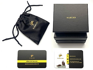 Ví Nam Đứng, Da Bò Mềm Mại GENTLE, Size Lớn, Thiết Kế Cổ Điển Đơn Giản - Đẹp Mắt, Dáng Đứng - Gập 2, Ngăn Đựng Tiền Có Khóa Kéo, Nhiều Ngăn Để Giấy Tờ Tiện Dụng - Hàng Chính Hãng SAIGIO