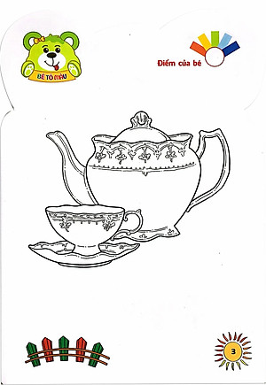 Sách Bé tô màu - Đồ dùng gia đình