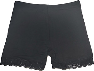 Combo 4 Quần mặc trong váy chất cotton siêu mịn 2 màu đen và 2 màu be