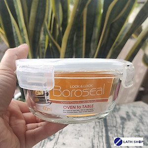 Bộ 3 Hộp thủy tinh tròn Lock&Lock LLG822 400ml