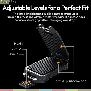 Ulanzi UKA07 - Bộ Kẹp Balo Máy Ảnh GoPro Tháo Nhanh, Bền Nhẹ 94g, Chịu Tải 10kg, Tương Thích Uka & F38 - Hàng Chính Hãng