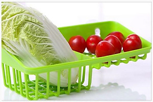 Kệ để miếng mút rửa bát 2 ngăn dạng lưới Inomata nội địa Nhật Bản