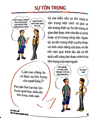 Sách 55 Cách Để Tôn Trọng Người Khác