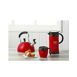 Ấm từ Inox cao cấp Pearl Metal 1.6L, có còi báo sôi - Nội địa Nhật Bản