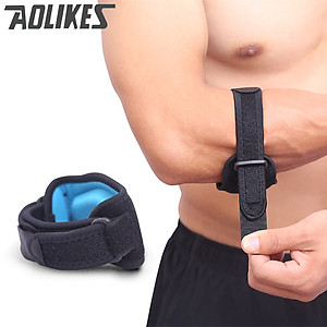 Đai bó cơ khuỷu tay khi chơi Tennis, golf, cầu lông, bóng bàn AOLIKES TC-7949
