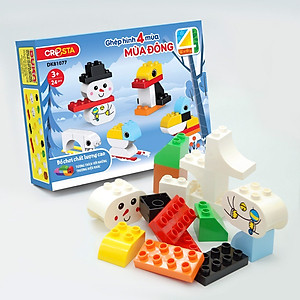 Đồ chơi Ghép Hình Duka 4 Mùa - Mùa Đông 24 Chi Tiết DK81077