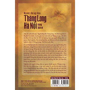 Sách Người đứng đầu Thăng Long - Hà Nội trong lịch sử