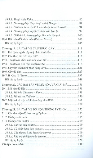 Sách Bài tập lập trình với ngôn ngữ PYTHON - từ cơ bản đến nâng cao ( tập 2)