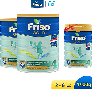Sữa Bột Friso Gold 4 1400g (Dành Cho Trẻ Từ 2 - 6 Tuổi)