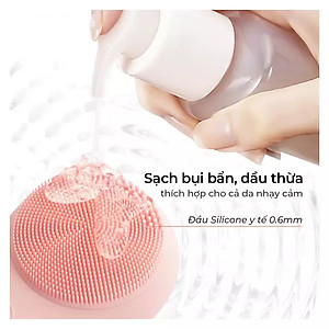 Máy Rửa Mặt Massage Tích Hợp Liệu Pháp Ánh Sáng và Nhiệt Halio Multi-task Cleansing & Massaging Device with Red Blue Light Therapy 5 in 1