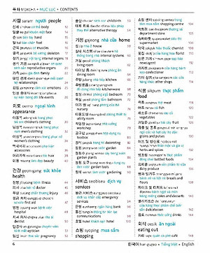 Sách Korean Vietnamese English Trilingual Dictionary