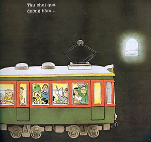 Ehon - Thực Phẩm Tâm Hồn Cho Bé - Tàu Điện Di Chuyển Nào (Tái Bản 2021)