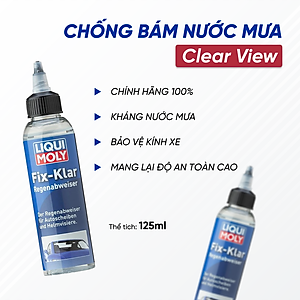 Dung Dịch Chống Bám Nước Mưa Liqui Moly Clear View 1590 | Chống Bám Nước Mưa Trên Kính Ô Tô Giúp Tăng Tầm Nhìn Khi Đi Mưa