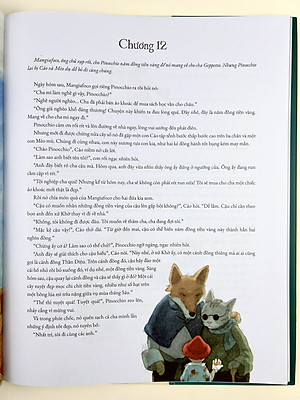 Sách Những Cuộc Phiêu Lưu Của Cậu Nhóc Pinocchio (Bản Tranh Minh Họa) - Crabit KidBooks - Bìa Cứng