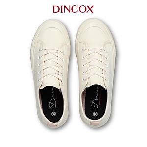 Giày Sneaker Vải Nữ DINCOX C20 Nữ Tính Sang Trọng Off/White