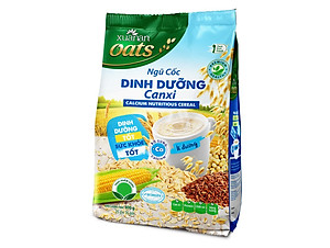 Combo 2 túi: Ngũ Cốc Dinh Dưỡng Canxi 400G + Ngũ Cốc Yến Mạch 400G [ít đường]