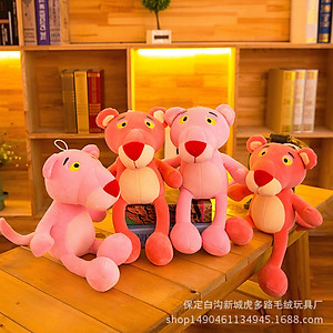 Gấu bông báo hồng Pink Panther dạng chibi siêu dễ thương (25cm--->50cm) hàng việt nam chất lượng cao, an toàn cho trẻ nhỏ
