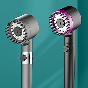 Vòi tắm hoa sen KG28 4in1 kèm đầu cọ massage 3 chế độ nước, đầu vòi có lõi lọc cao cấp tặng kèm dây sen 1m5- Hàng chính hãng