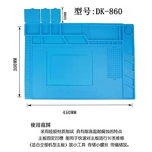 Cao su chịu nhiệt DK-860 (450x300mm)