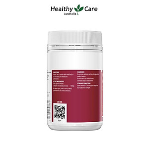 Bổ tim Úc Healthy Care CoEnzyme Q10 150mg giúp duy trì sức khỏe tim mạch, nâng cao sức khỏe chung - OZ Slim Store
