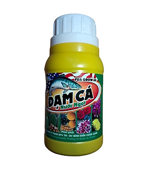 Phân bón Đạm Cá hữu cơ siêu humic dạng phun nguyên liệu ngoại nhập chai 100ml