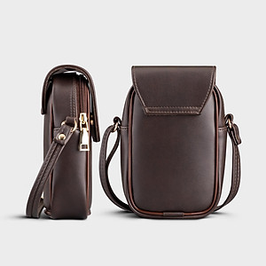 Túi Yuumy ( Thời trang nữ đựng điện thoại size 11 - Túi đeo chéo da Seasand YN120 )