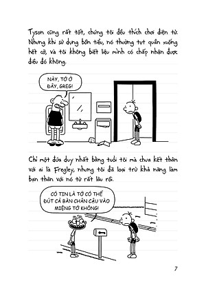 Combo 5 tập Nhật Ký Chú Bé Nhút Nhát bản Tiếng Việt - Diary Of A Wimpy Kid