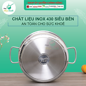 Bộ 2 nồi inox 3 đáy từ Fivestar 18cm và 24cm - hàng chính hãng