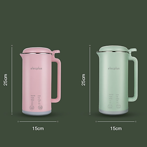 Máy làm sữa hạt mini đa năng Elecplus EP-S500A 6 Chức năng: Nấu sữa hạt, Xay sinh tố, Nấu cháo, Pha trà, Đun nước sôi, Vệ sinh máy - HÀNG NHẬP KHẨU