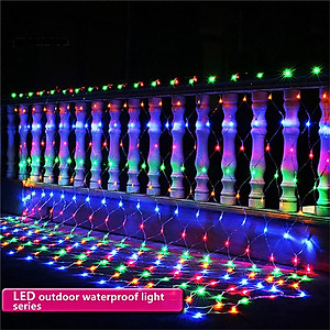 Lưới Đèn LED Chống Nước Trang Trí Ngoài Trời Cho Giánh Sinh, Tiệc, Lễ Tết - Nhiều Kích Cỡ