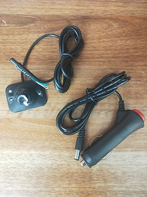 Trọn bộ MÀN HÌNH kèm Camera soi lề ô tô gắn gương cắm tẩu không đấu YOELBAER góc quay rộng không khoan