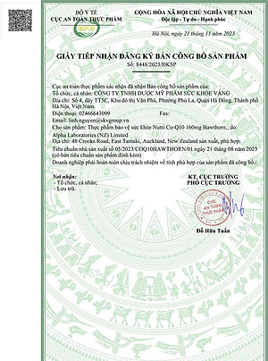 Viên Uống Bổ Tim Nutri CO-Q10 160MG Hawthorn 30 Viên | Giúp Tim Khỏe Mạnh, Phục Hồi Sức Khỏe - Nhập Khẩu Chính Hãng