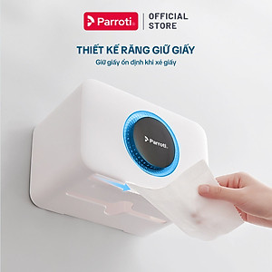 Hộp đựng giấy vệ sinh cao cấp, có khay để điện thoại, có khay để đồ cá nhân - Parroti Rebox - RB01