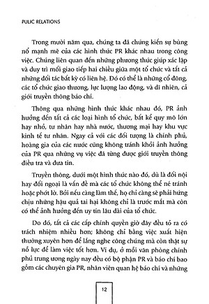 Sách Những Bí Quyết Căn Bản Để Thành Công Trong PR (Tái Bản 2012)