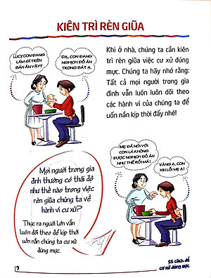 Sách 55 Cách Để Cư Xử Đúng Mực