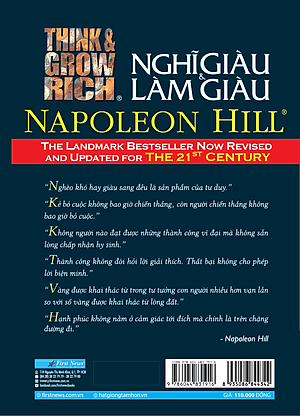 Sách Nghĩ Giàu Và Làm Giàu (Bìa Mềm)