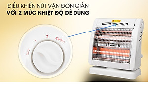 Đèn Sưởi Điện Halogen FUJIKA FJ-SNV1 - Hàng Chính Hãng