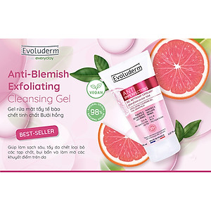 Gel rửa mặt kiêm tẩy tế bào chết tinh chất bưởi hồng danh cho da dầu mụn 150ml